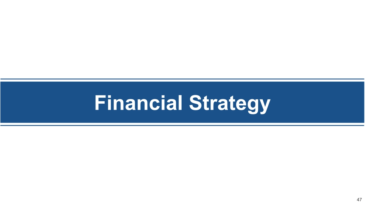 Financial Strategy
47