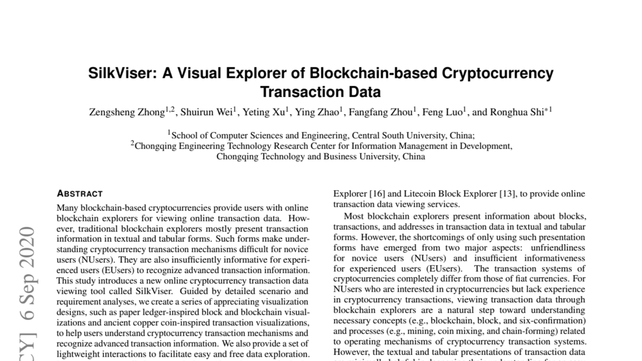 Visualizing Blockchain Transactions Effectively