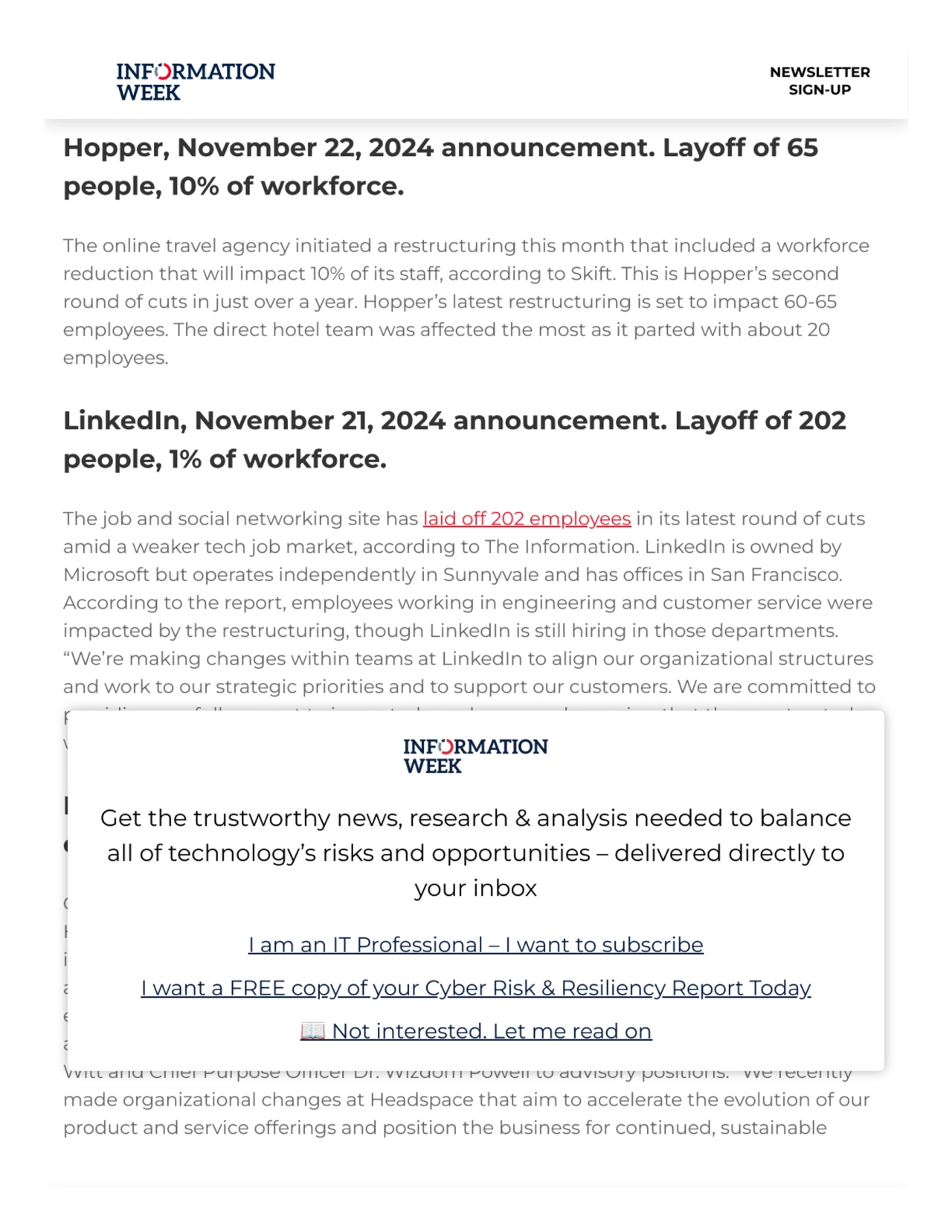 Currently, it remains unknown if the redundancies are related and whether these are
separate job c…