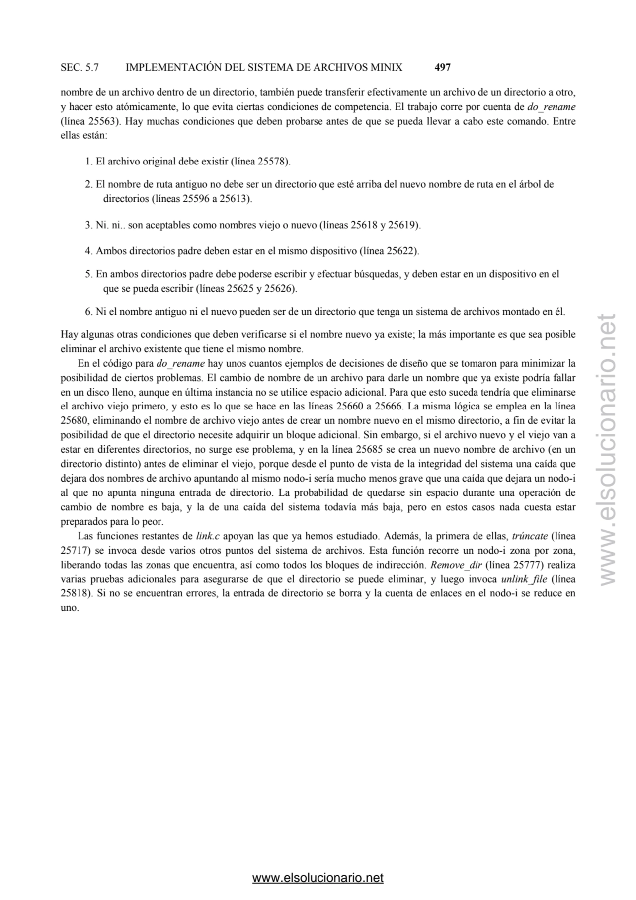 SEC. 5.7 IMPLEMENTACIÓN DEL SISTEMA DE ARCHIVOS MINIX 497
nombre de un archivo dentro de un direct…