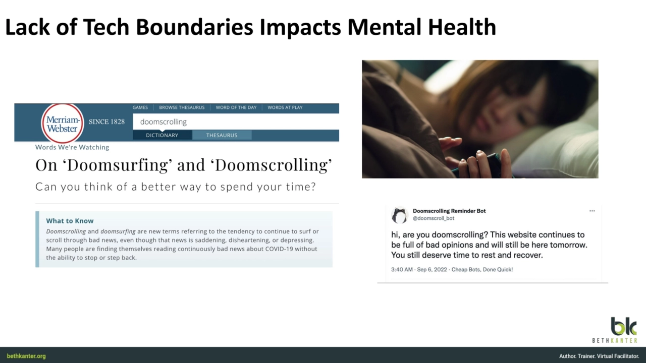 Lack of Tech Boundaries Impacts Mental Health