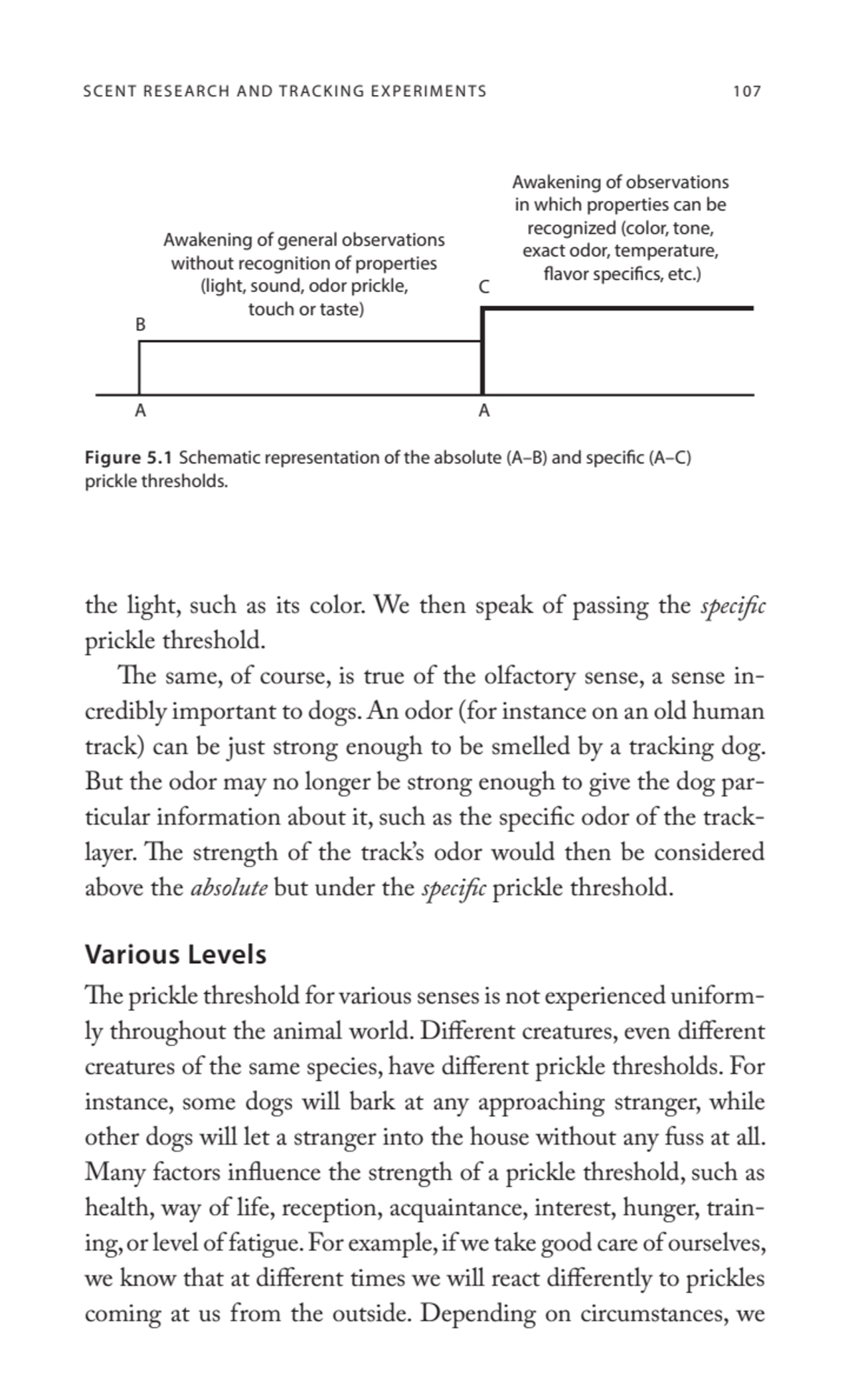 SCENT RESEARCH AND TRACKING EXPERIMENTS 107
the light, such as its color. We then speak of passing…