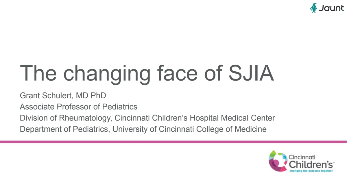 NextGen 2024: Refractory SJIA & MAS Session Part 1