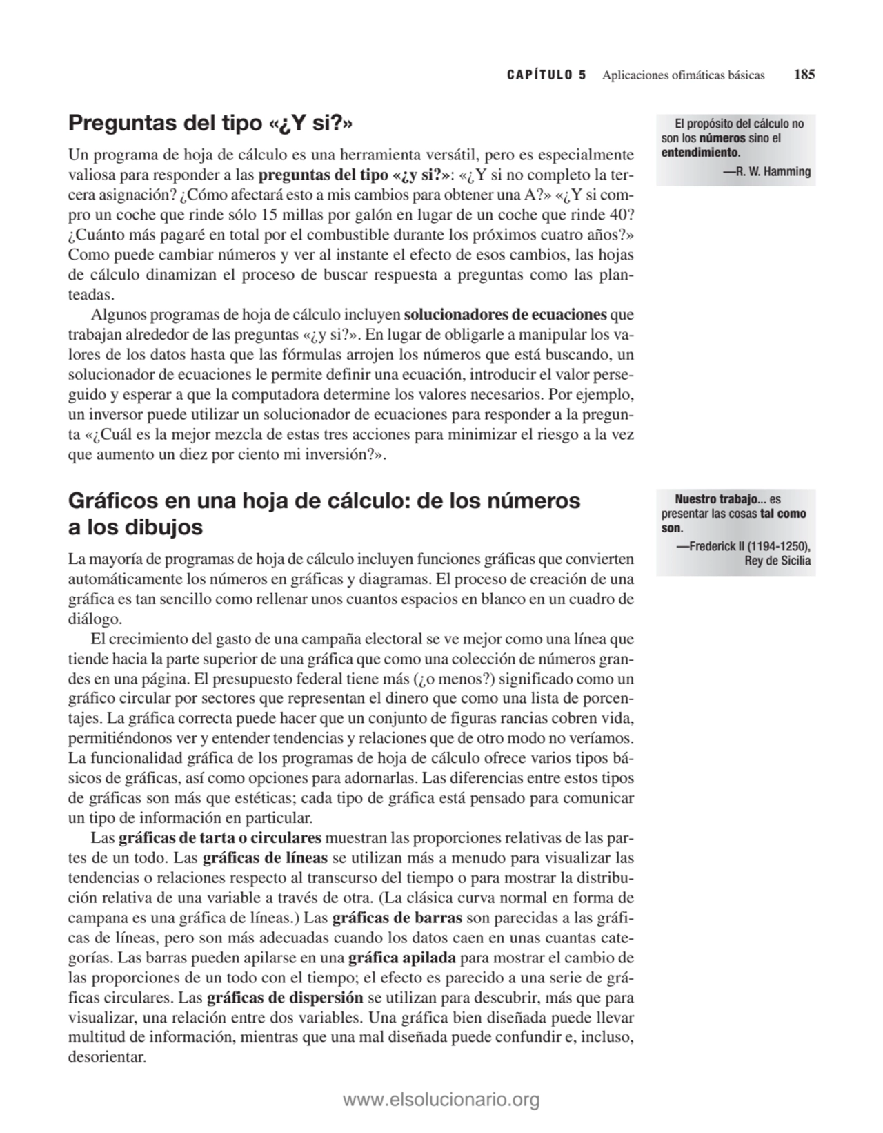 Preguntas del tipo «¿Y si?»
Un programa de hoja de cálculo es una herramienta versátil, pero es es…