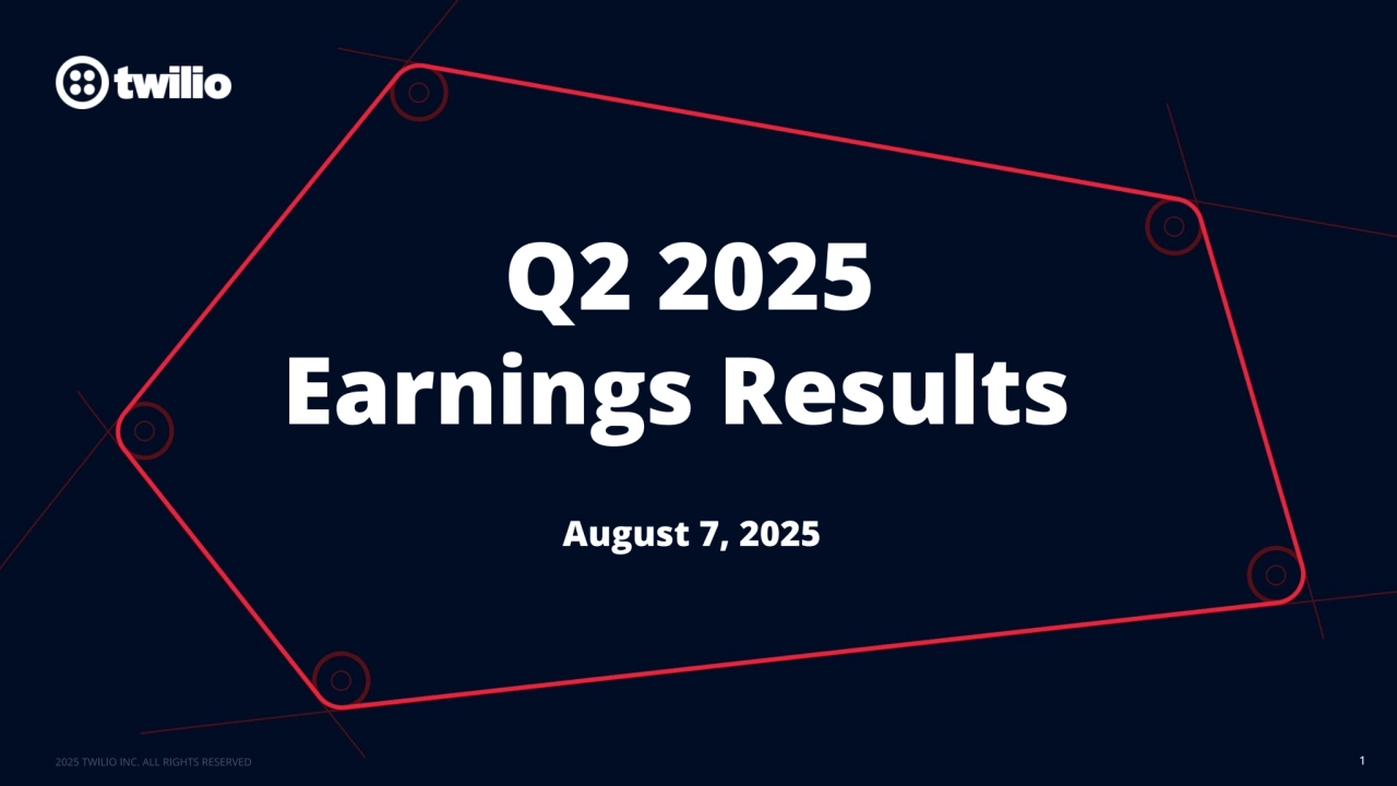 Q2 2025 
Earnings Results
August 7, 2025
1