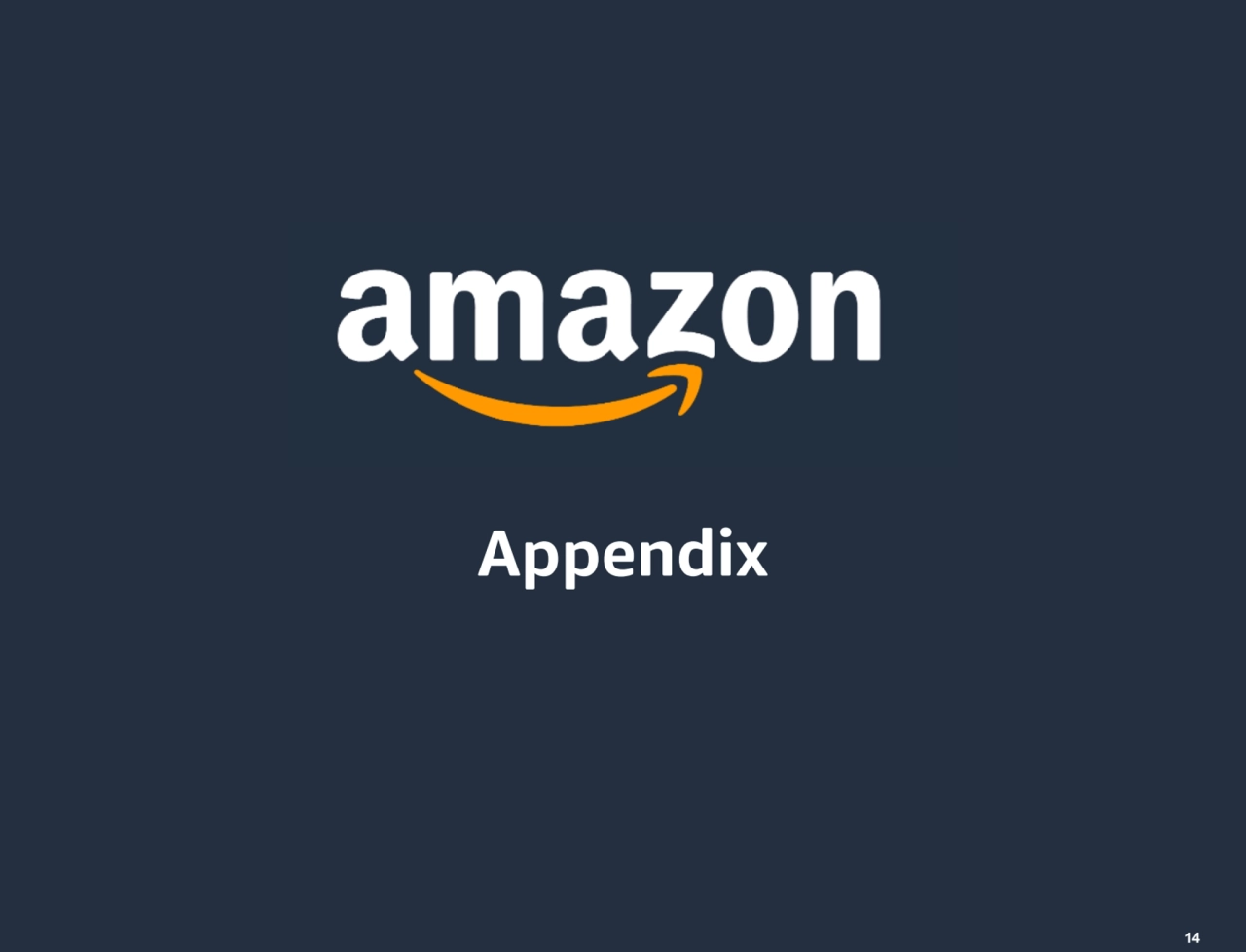 Appendix
14