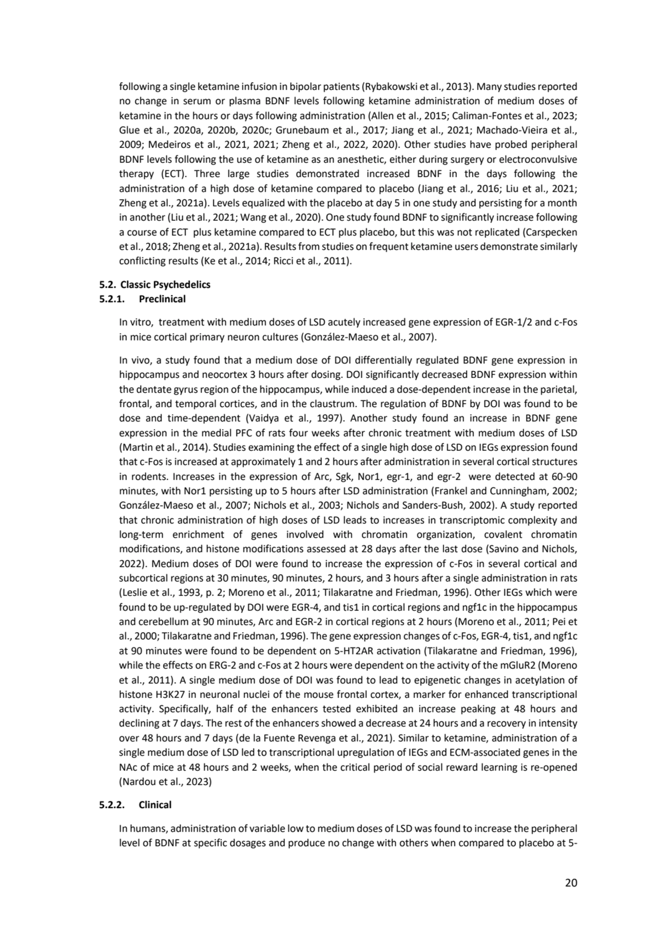 20
following a single ketamine infusion in bipolar patients (Rybakowski et al., 2013). Many studie…