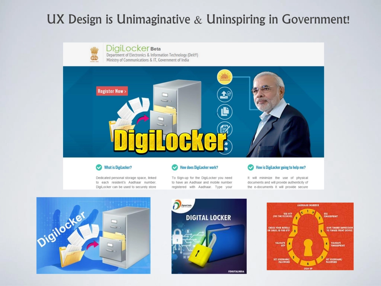 UX Design is Unimaginative & Uninspiring in Government!