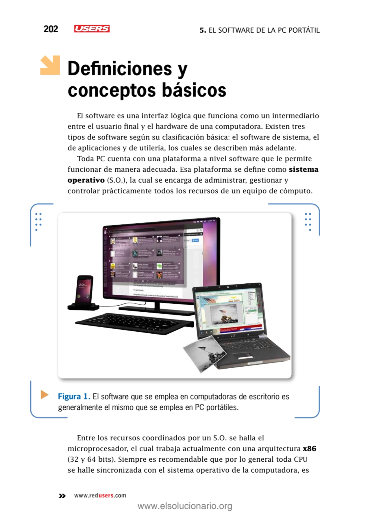 202 5. El software de la PC portátil
www.redusers.com
Definiciones y 
conceptos básicos
El soft…