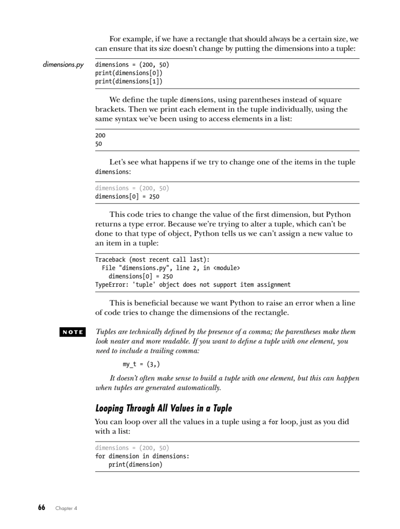 66   Chapter 4
For example, if we have a rectangle that should always be a certain size, we 
can …