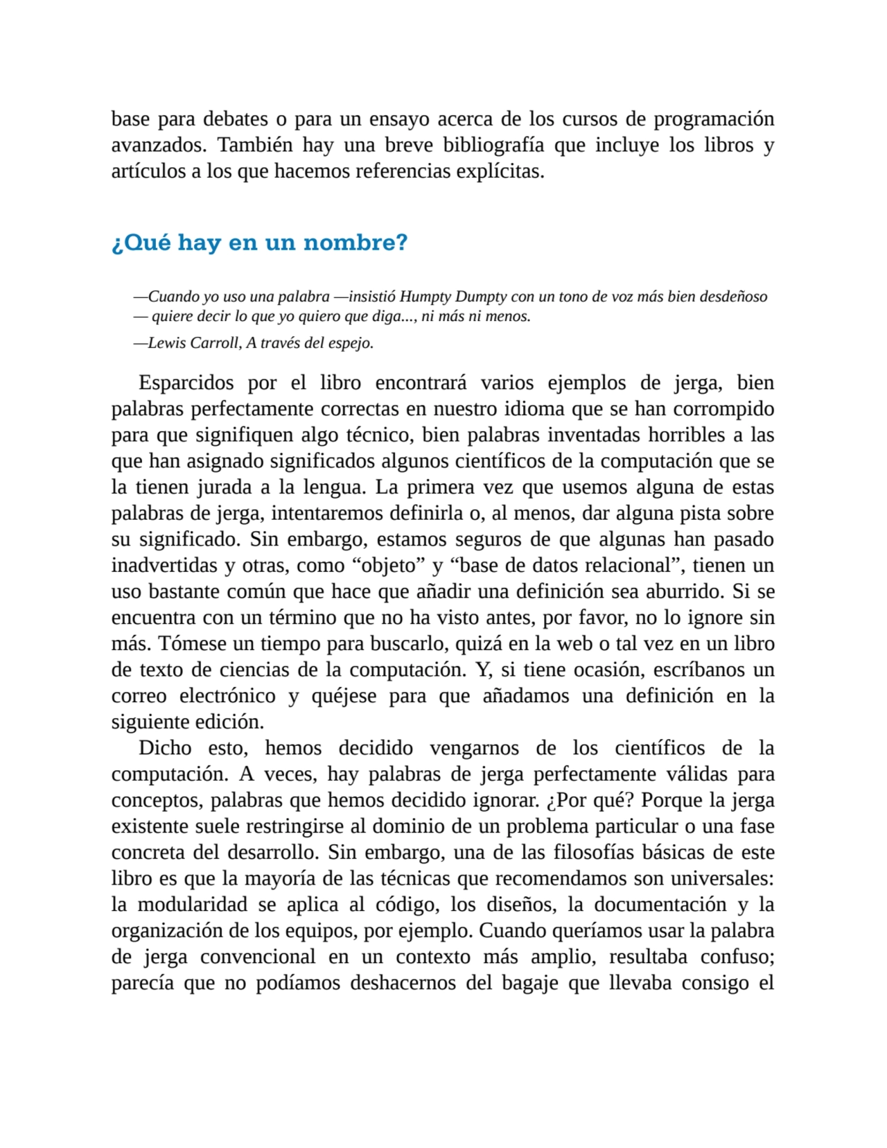 base para debates o para un ensayo acerca de los cursos de programación
avanzados. También hay una…