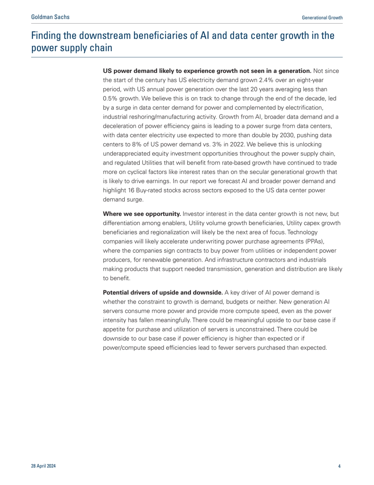 Finding the downstream beneficiaries of AI and data center growth in the
power supply chain
US po…