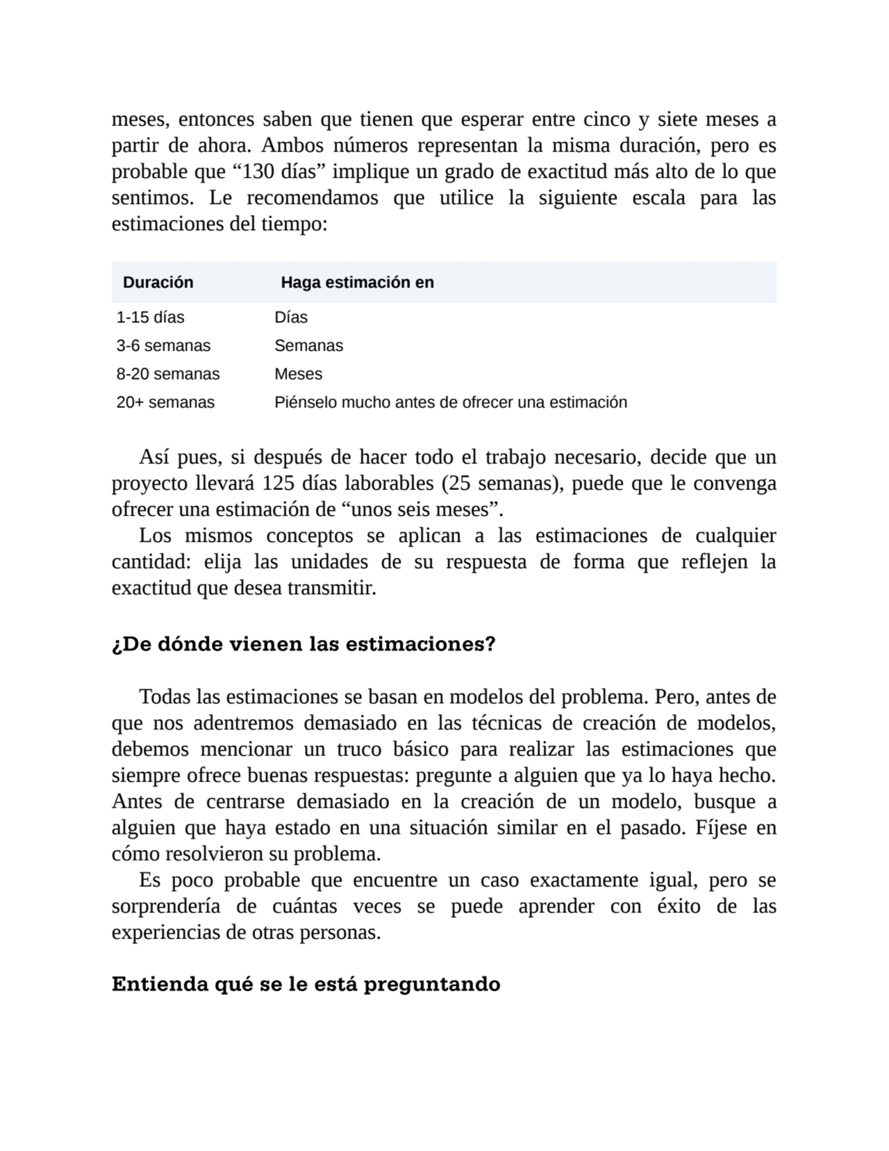 meses, entonces saben que tienen que esperar entre cinco y siete meses a
partir de ahora. Ambos nú…