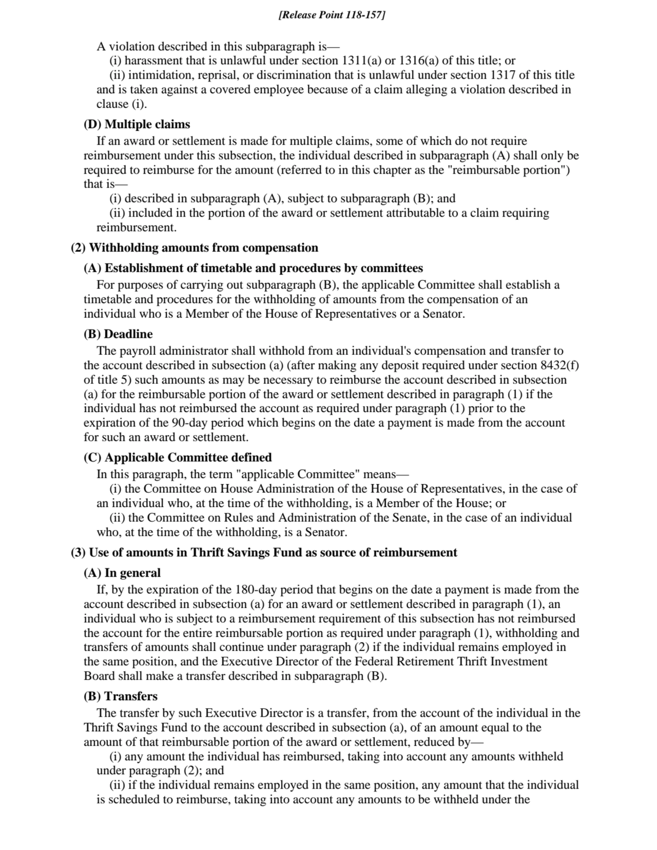 A violation described in this subparagraph is—
(i) harassment that is unlawful under section 1311(…