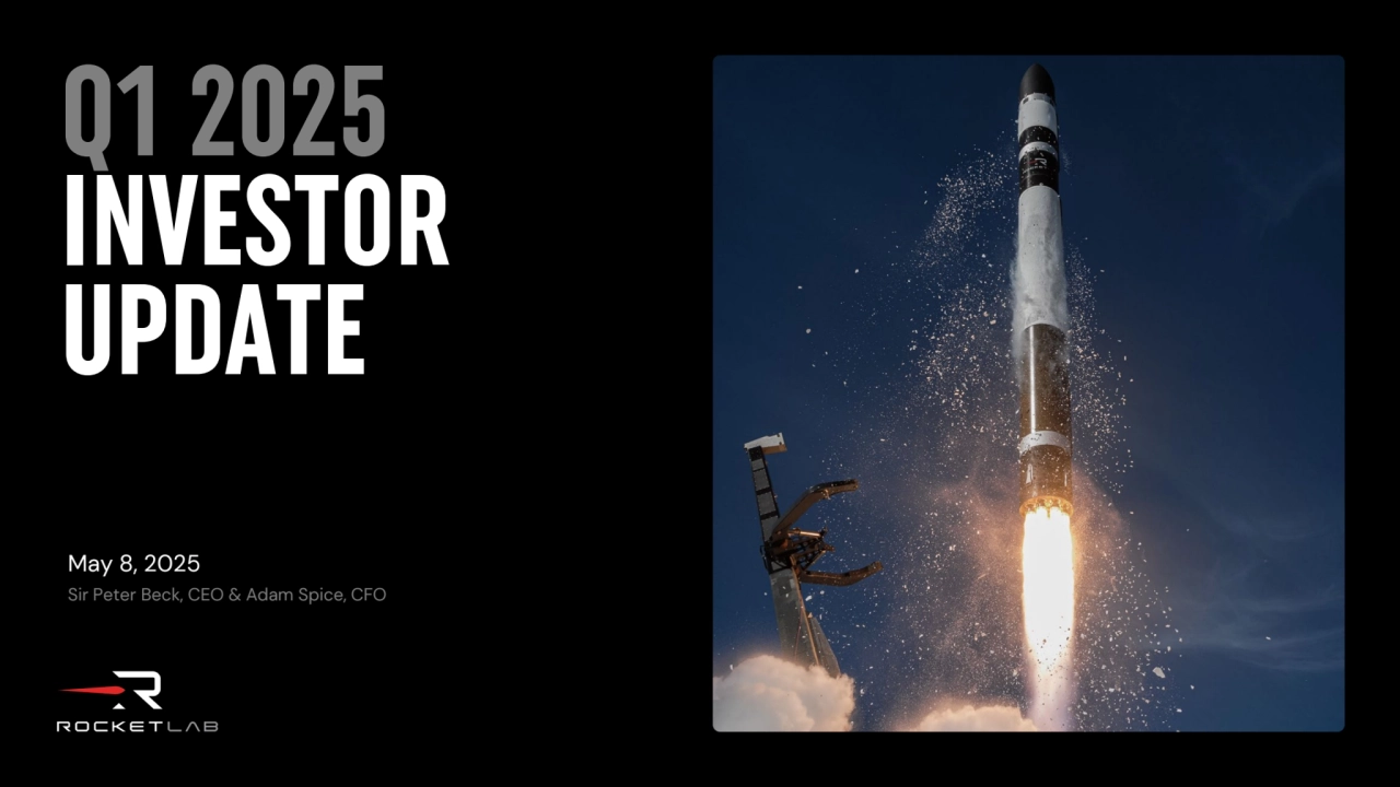 Rocket Lab | Q1 2025 Financial Update