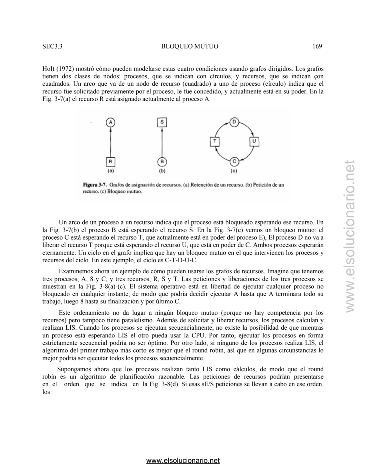 SEC3.3 BLOQUEO MUTUO 169 
HoIt (1972) mostró cómo pueden modelarse estas cuatro condiciones usando…