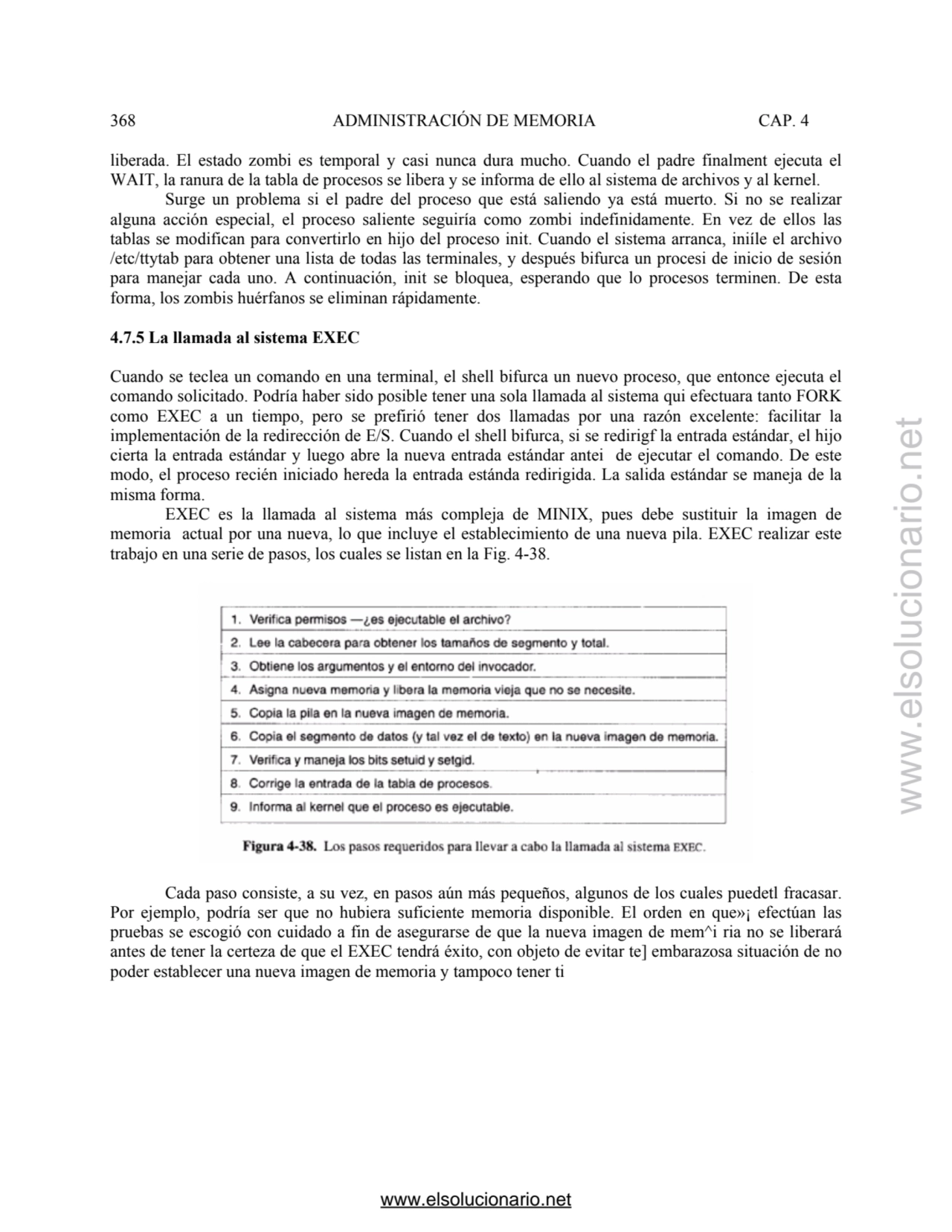 368 ADMINISTRACIÓN DE MEMORIA CAP. 4 
liberada. El estado zombi es temporal y casi nunca dura much…