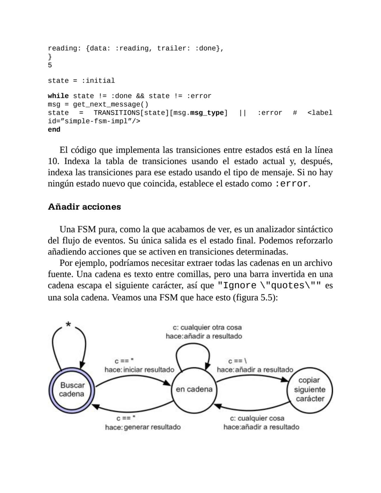 reading: {data: :reading, trailer: :done},
}
5
state = :initial
while state != :done && state !…