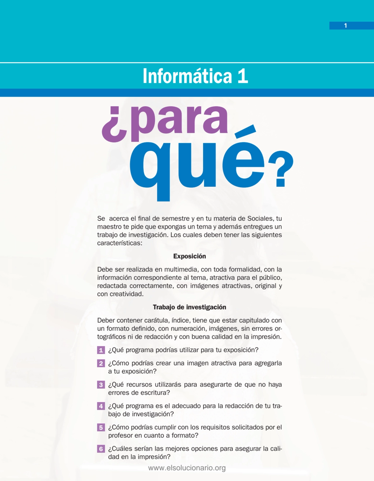 Se acerca el fi nal de semestre y en tu materia de Sociales, tu 
maestro te pide que expongas un t…