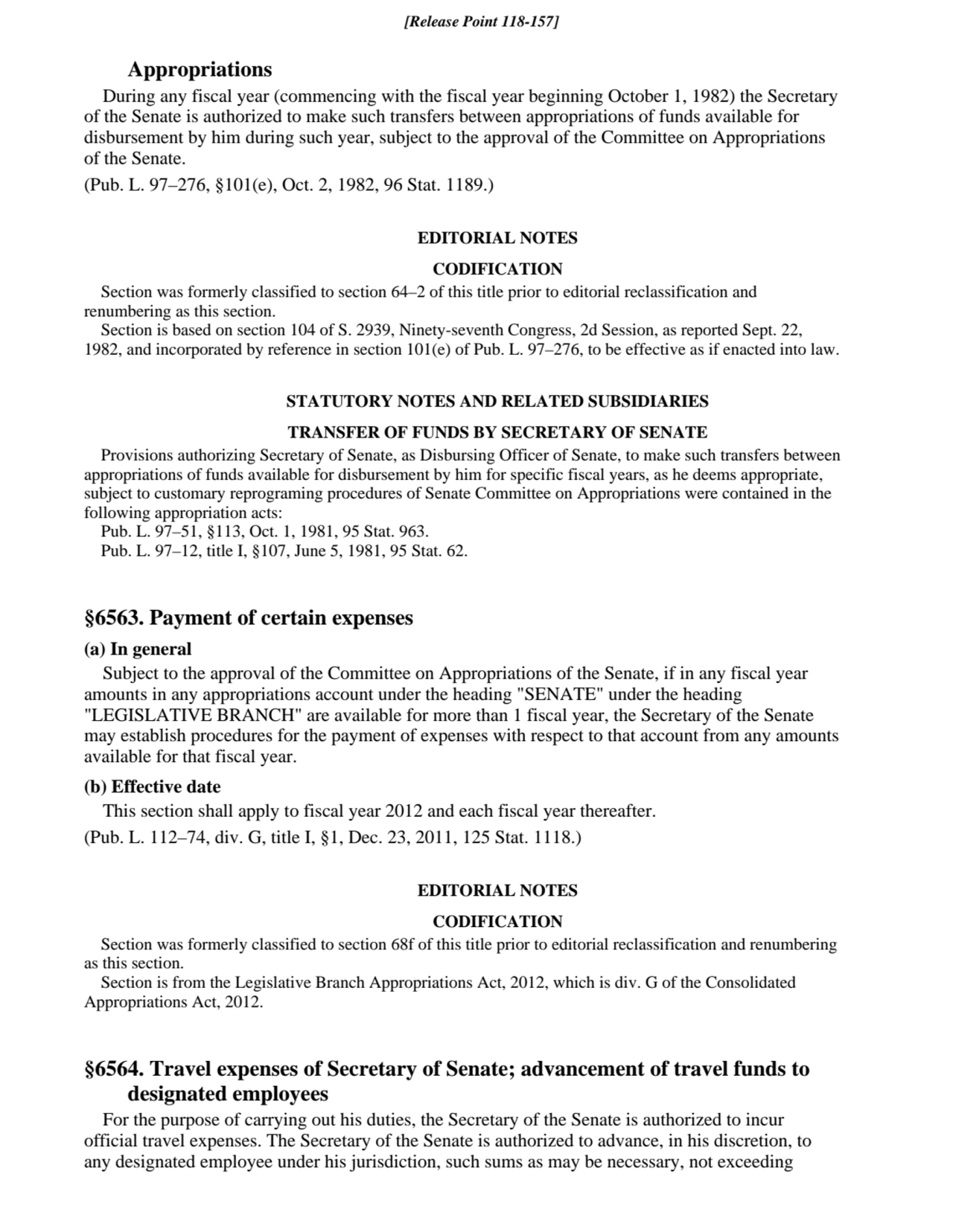 Appropriations
During any fiscal year (commencing with the fiscal year beginning October 1, 1982) …