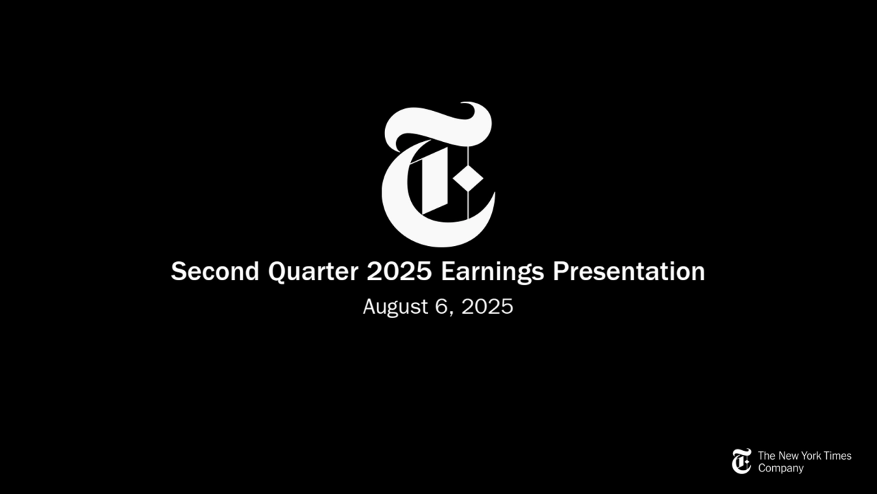 Second Quarter 2025 Earnings Presentation 
August 6, 2025
