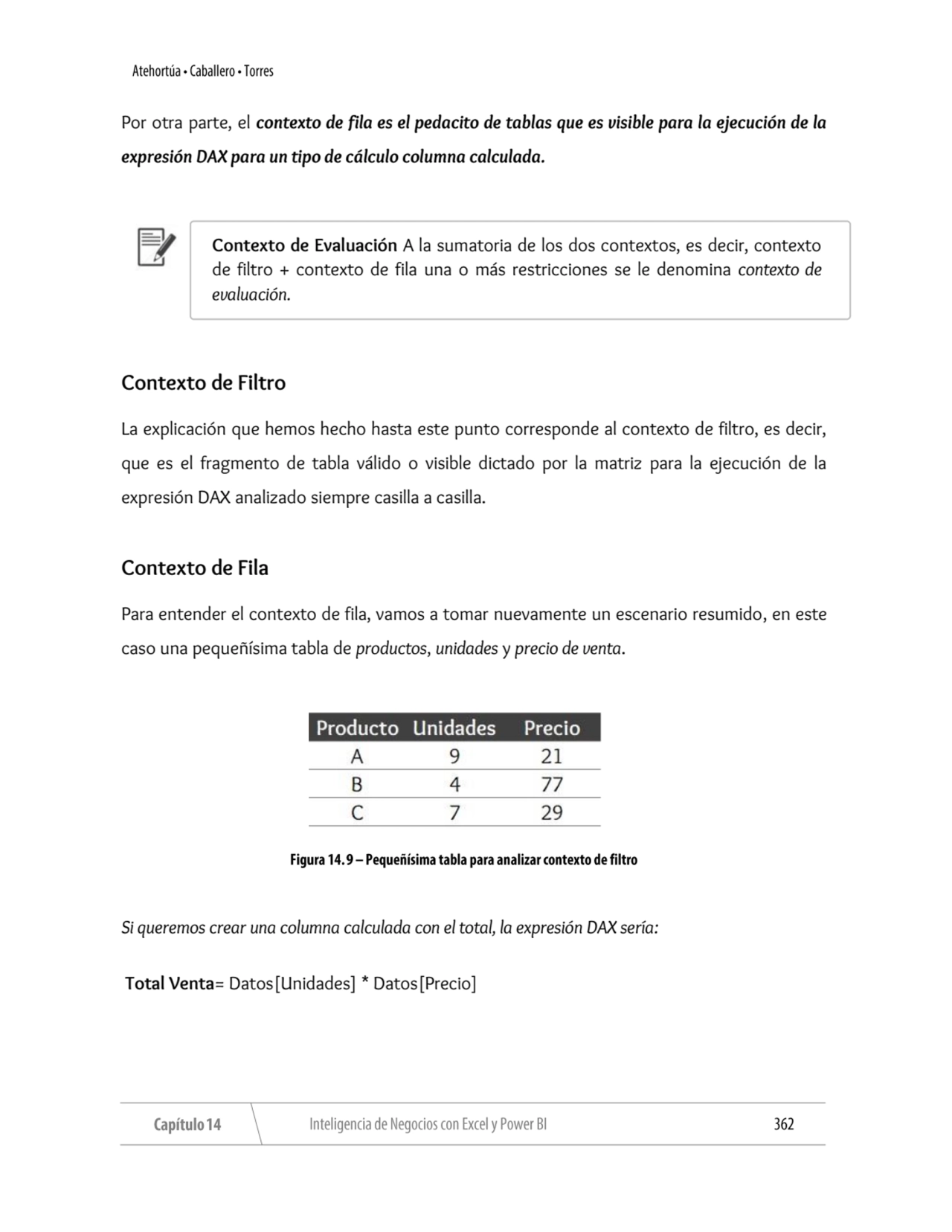 Por otra parte, el contexto de fila es el pedacito de tablas que es visible para la ejecución de la…