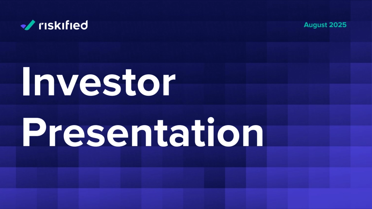 Investor
Presentation
August 2025