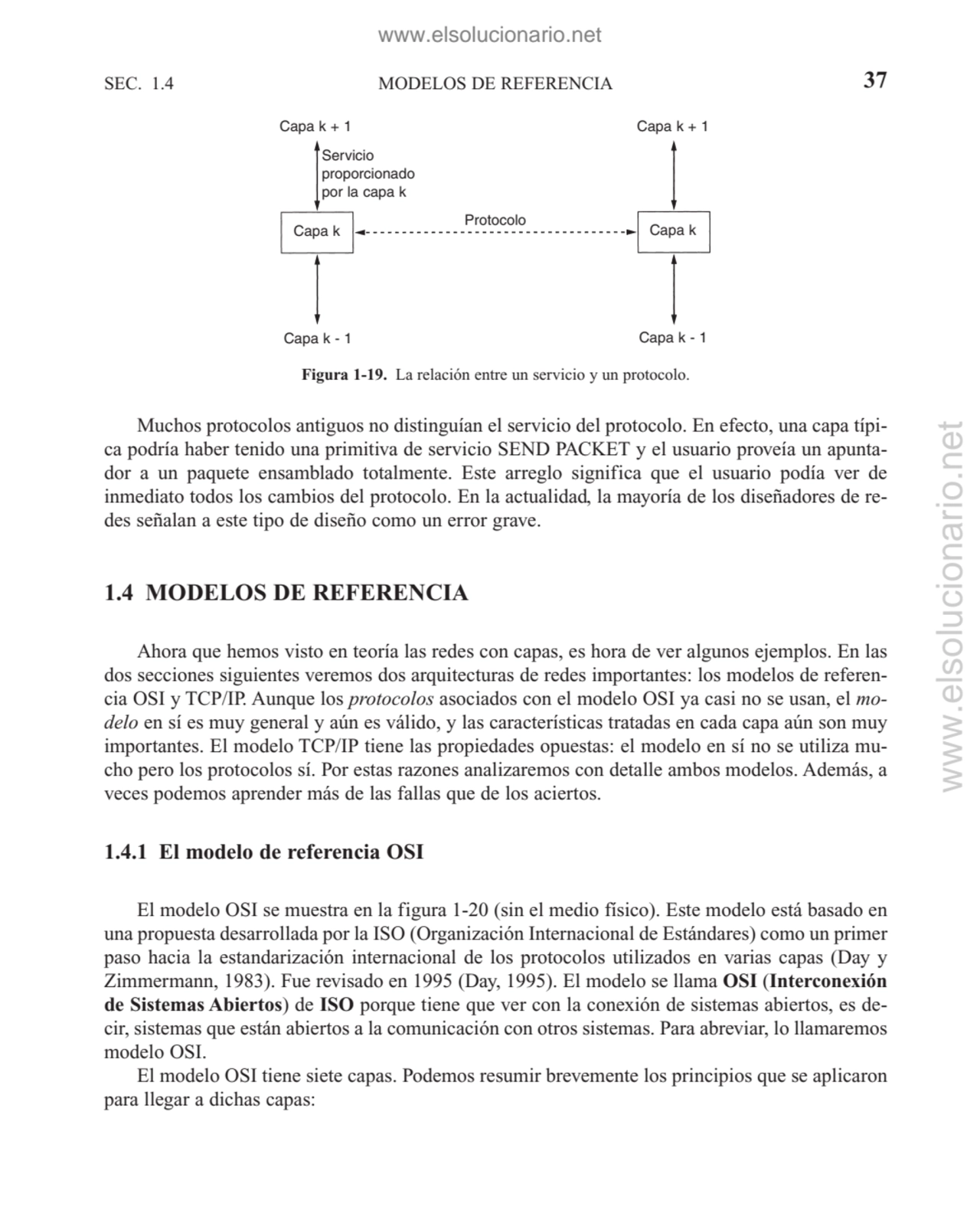 Muchos protocolos antiguos no distinguían el servicio del protocolo. En efecto, una capa típica po…