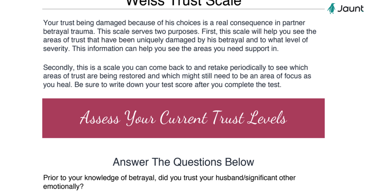 Weiss Trust Scale PDF