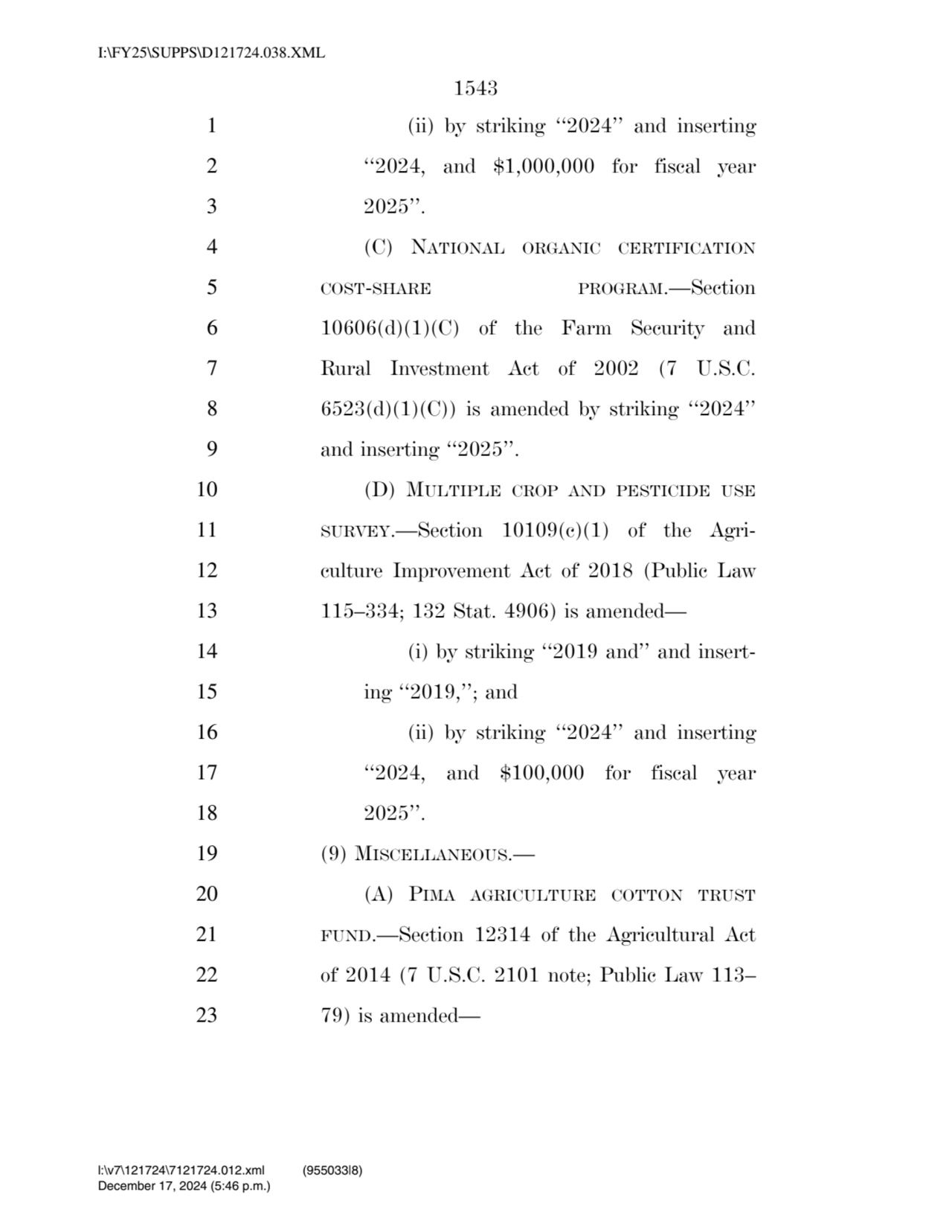 1543 
1 (ii) by striking ‘‘2024’’ and inserting 
2 ‘‘2024, and $1,000,000 for fiscal year 
3 202…