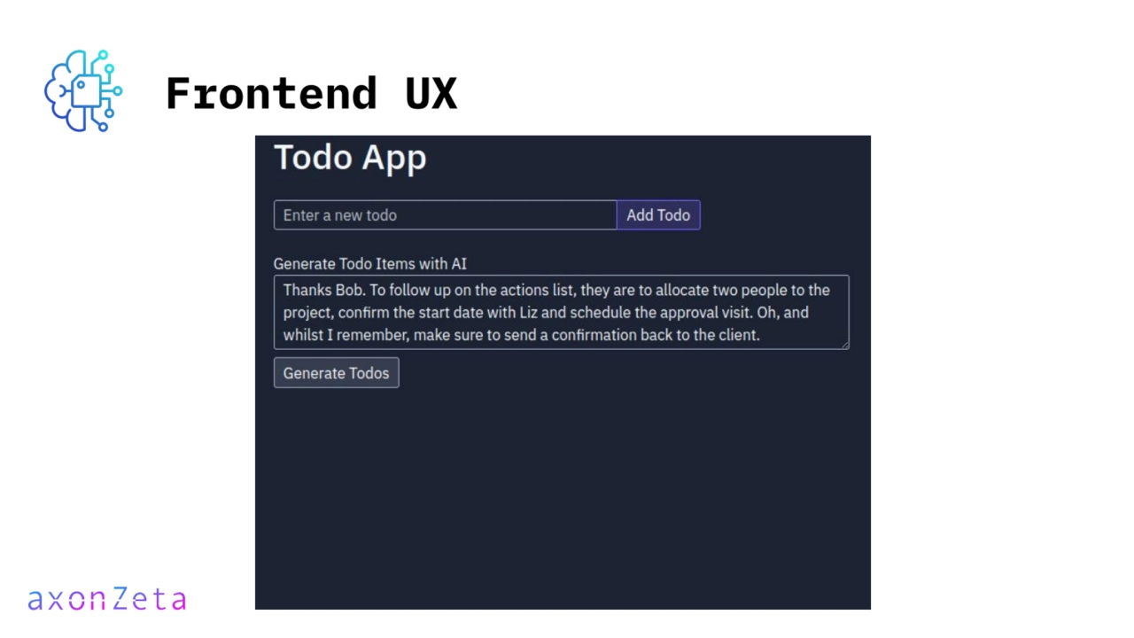 Frontend UX