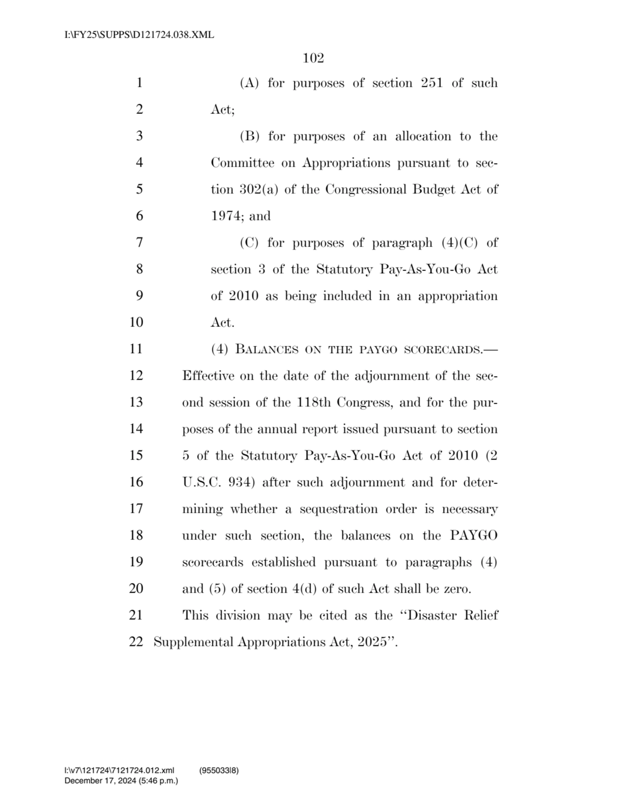 102 
1 (A) for purposes of section 251 of such 
2 Act; 
3 (B) for purposes of an allocation to t…