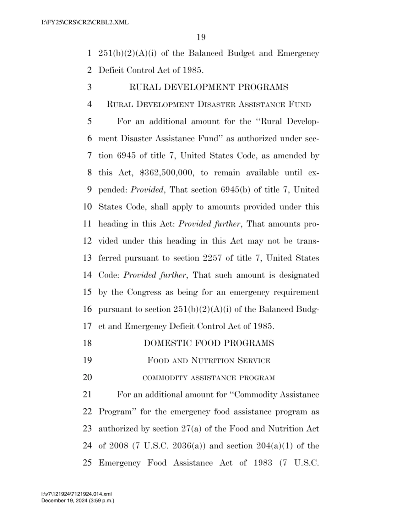 19 
1 251(b)(2)(A)(i) of the Balanced Budget and Emergency 
2 Deficit Control Act of 1985. 
3 RU…