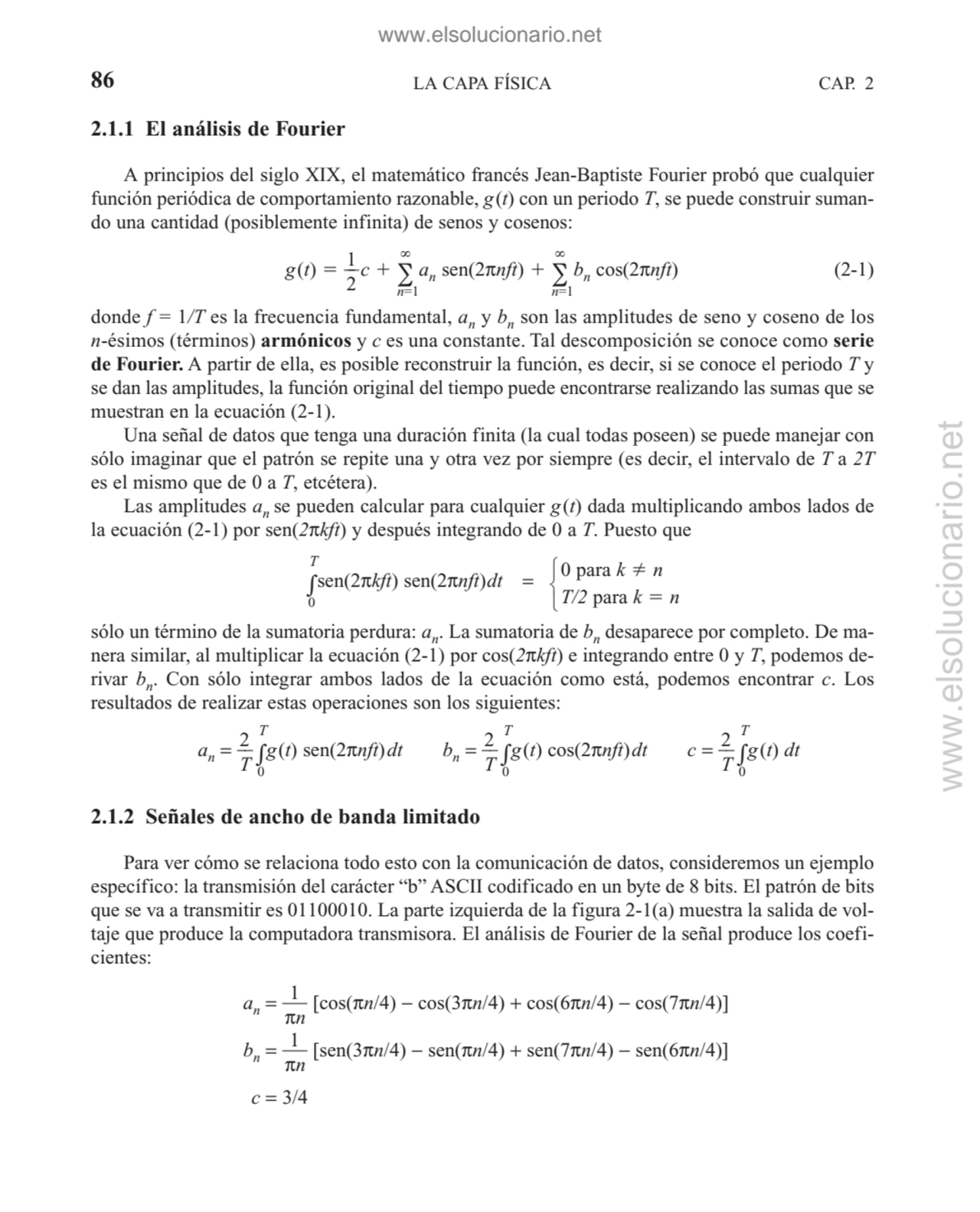 2.1.1 El análisis de Fourier
A principios del siglo XIX, el matemático francés Jean-Baptiste Fouri…