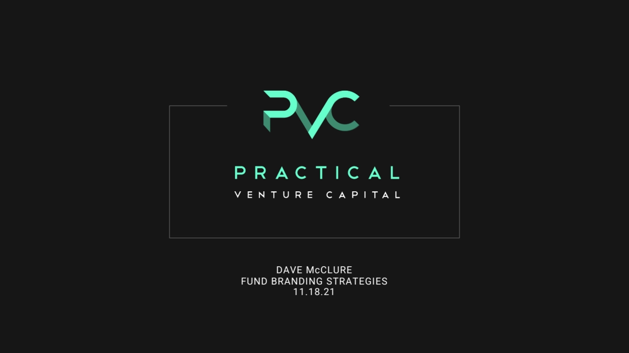 DAVE McCLURE
FUND BRANDING STRATEGIES
11.18.21