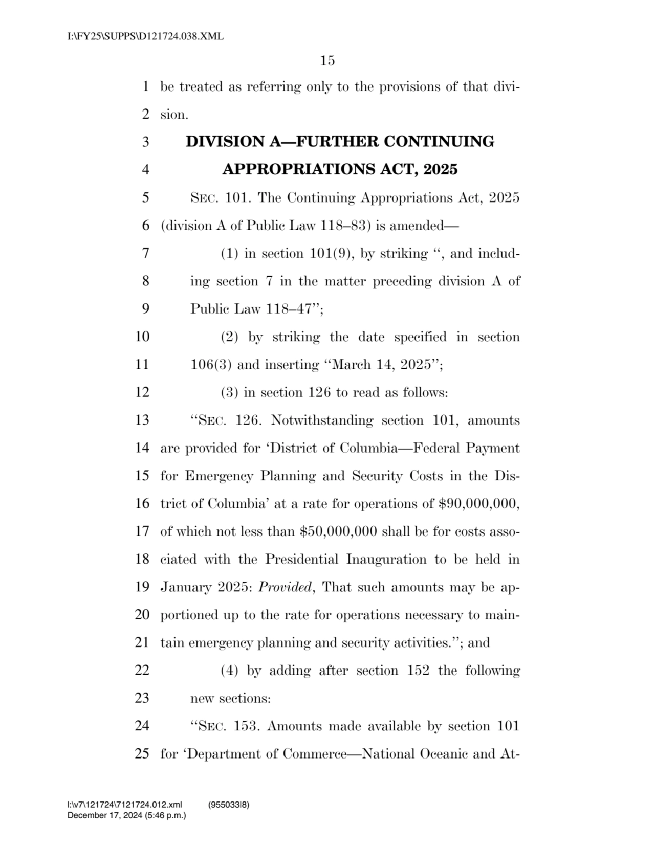 15 
1 be treated as referring only to the provisions of that divi2 sion. 
3 DIVISION A—FURTHER C…