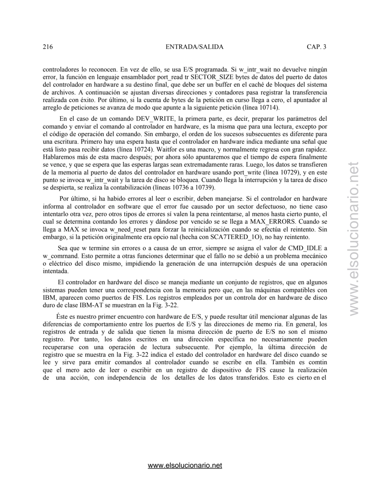 216 ENTRADA/SALIDA CAP. 3 
controladores lo reconocen. En vez de ello, se usa E/S programada. Si w…