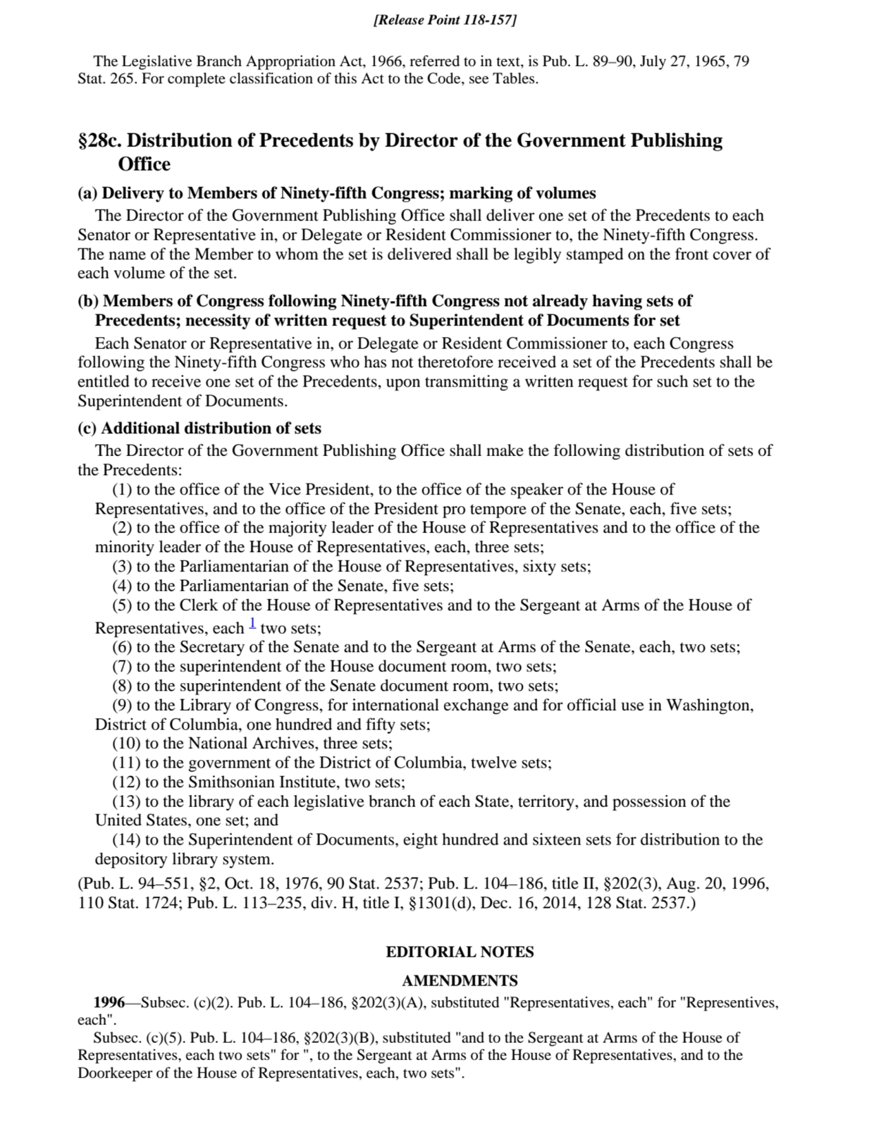 The Legislative Branch Appropriation Act, 1966, referred to in text, is Pub. L. 89–90, July 27, 196…