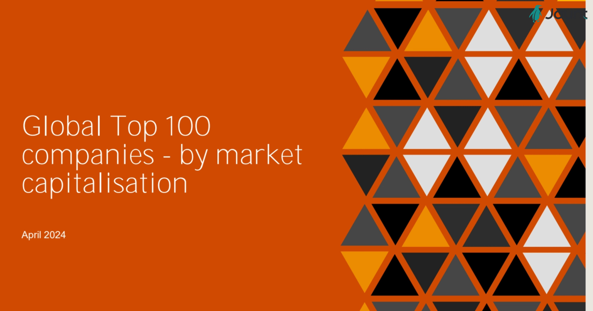 Global Top 100 companies - by market capitalisation April 2024