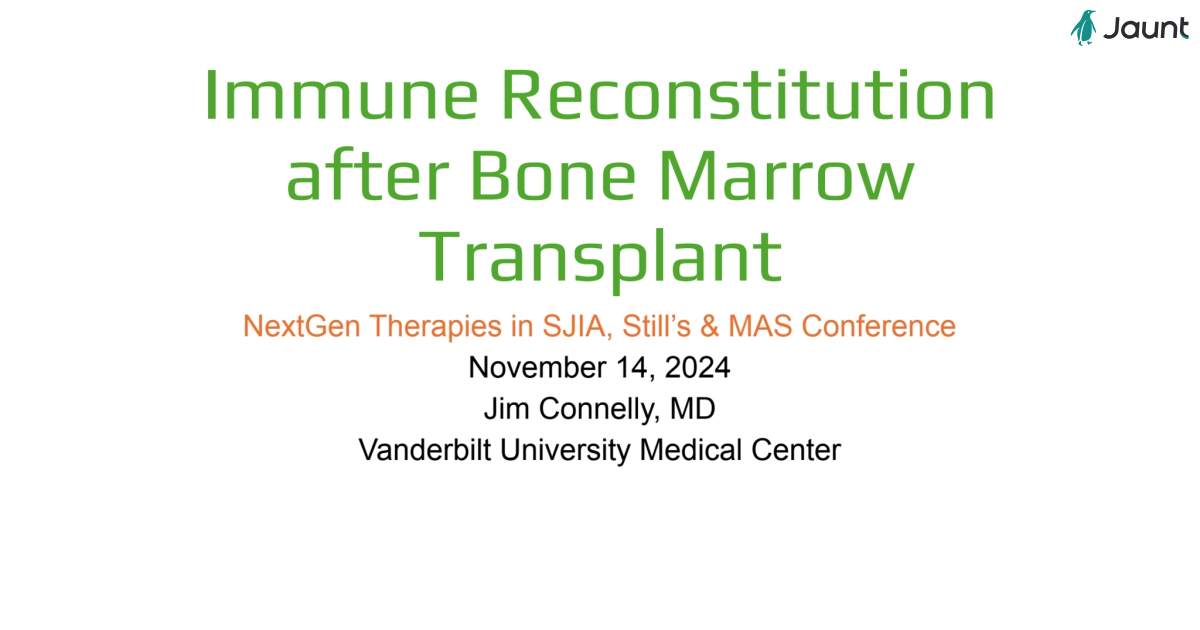 NextGen 2024: Bone Marrow Transplantation (BMT) Session Part 3