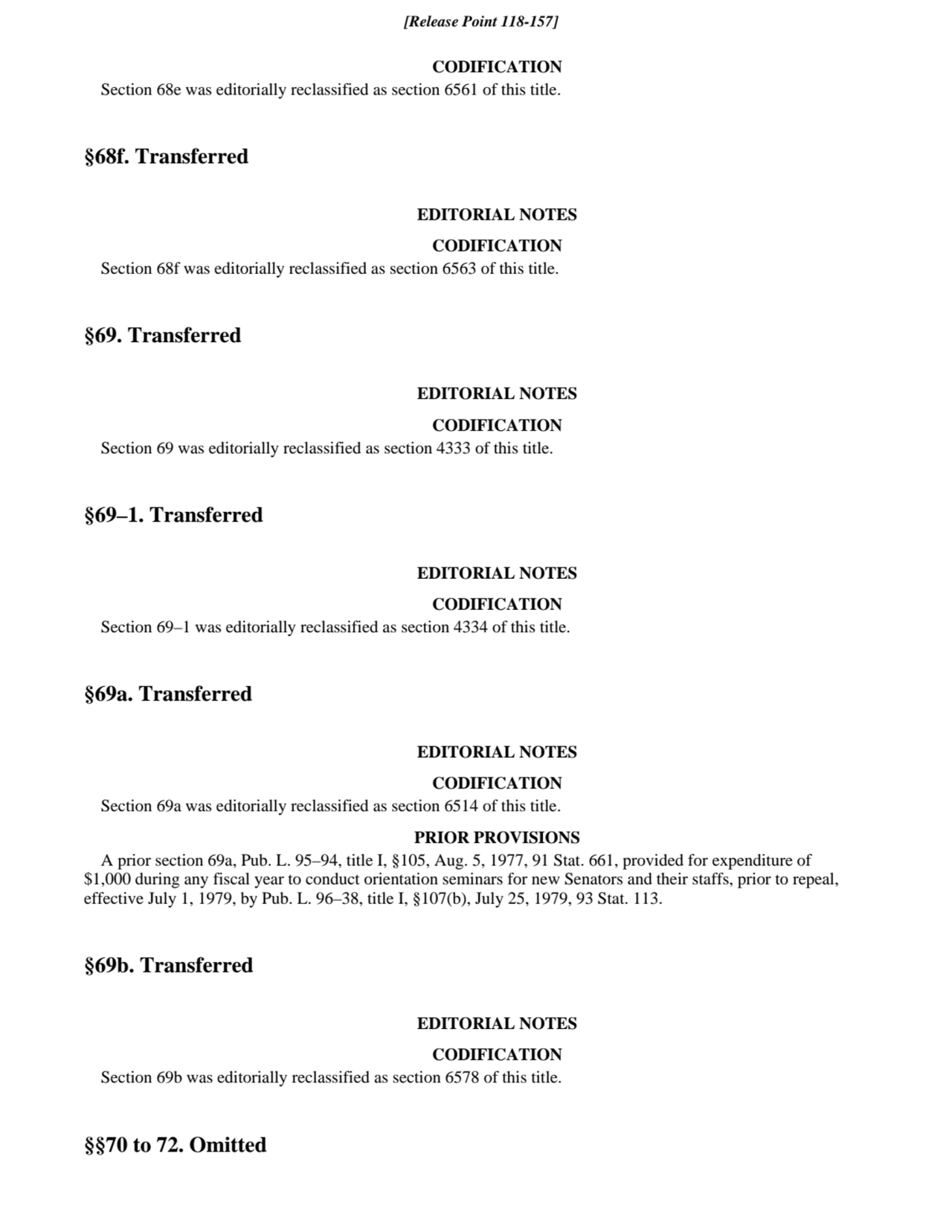 CODIFICATION
Section 68e was editorially reclassified as section 6561 of this title.
§68f. Transf…