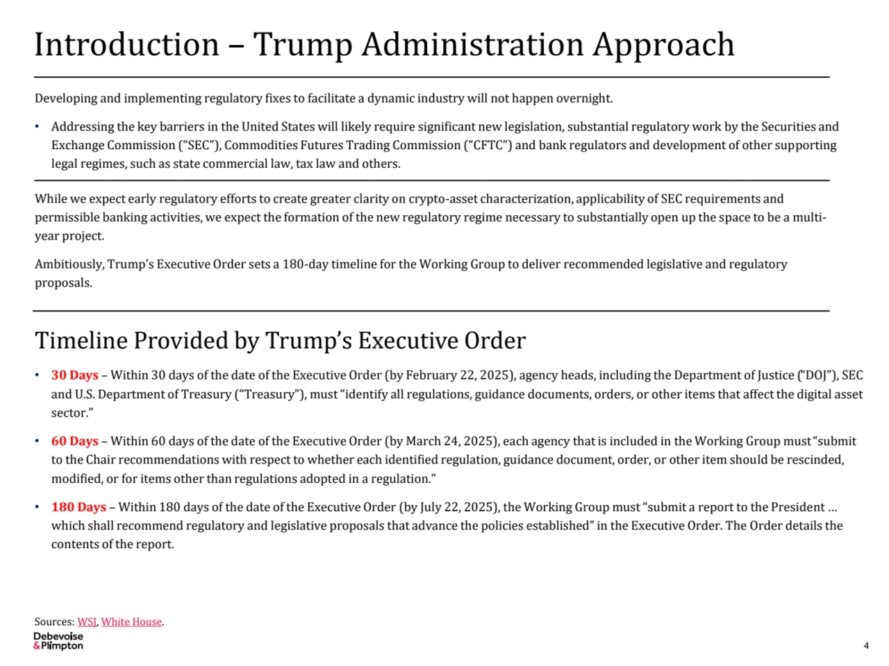 4
Developing and implementing regulatory fixes to facilitate a dynamic industry will not happen ov…