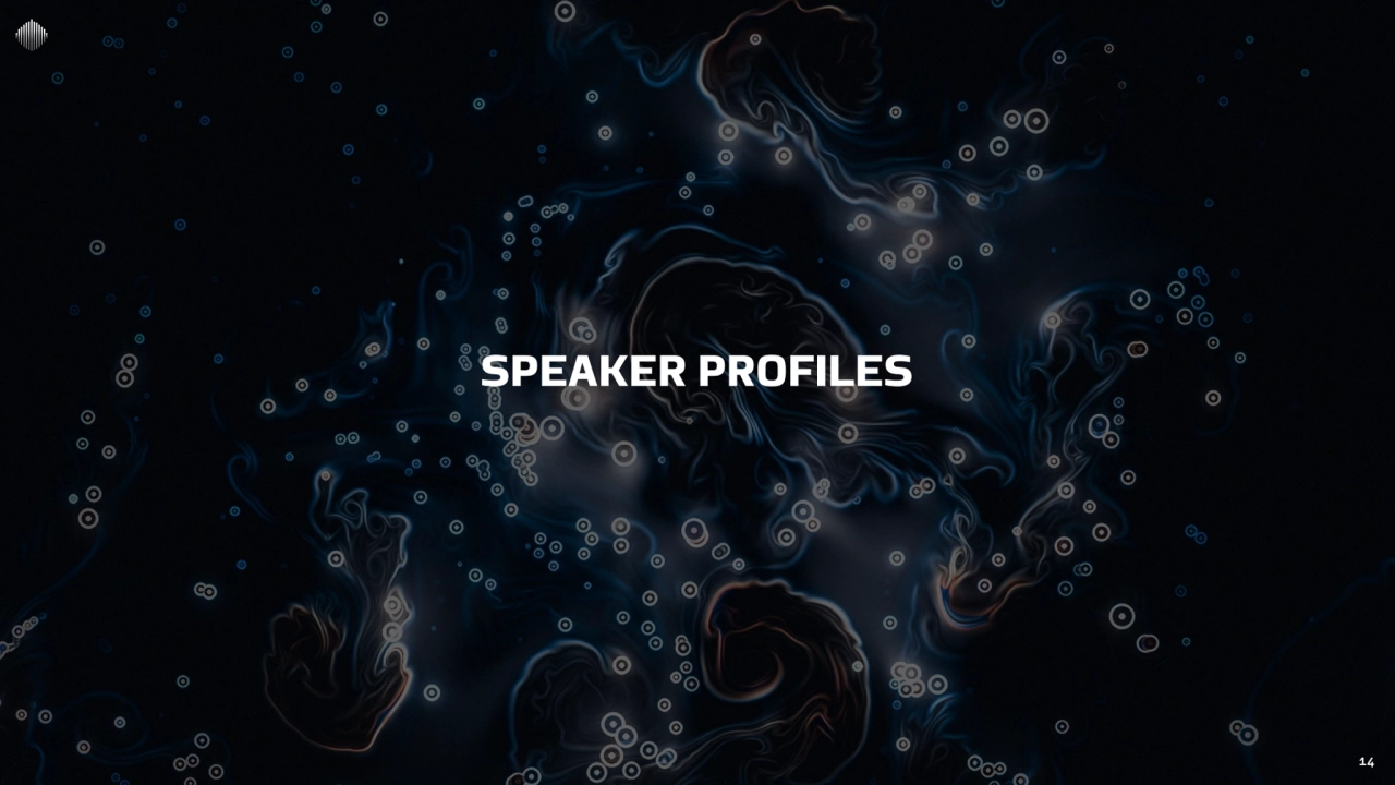 Government Services Forum 14
SPEAKER PROFILES