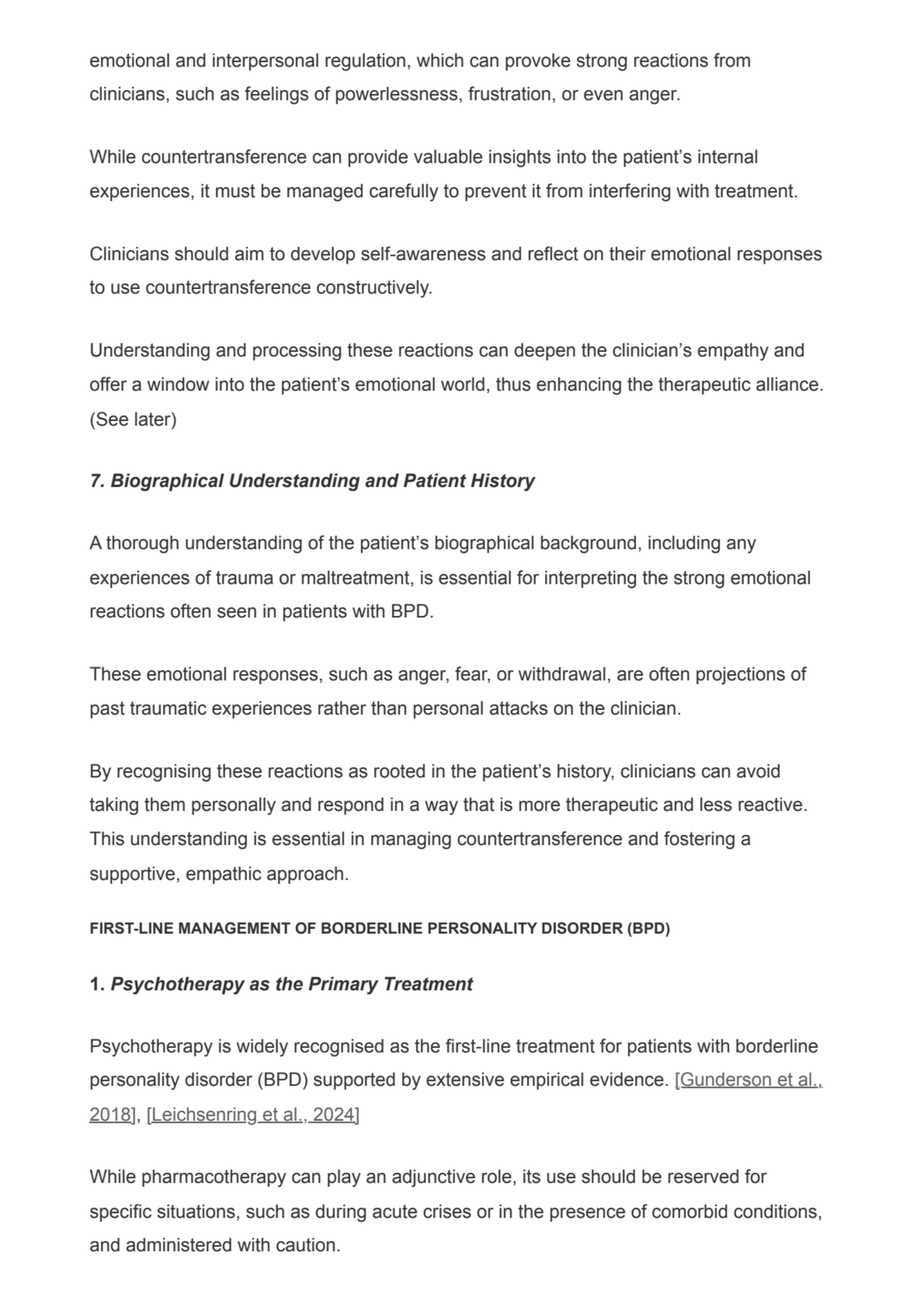 emotional and interpersonal regulation, which can provoke strong reactions from
clinicians, such a…