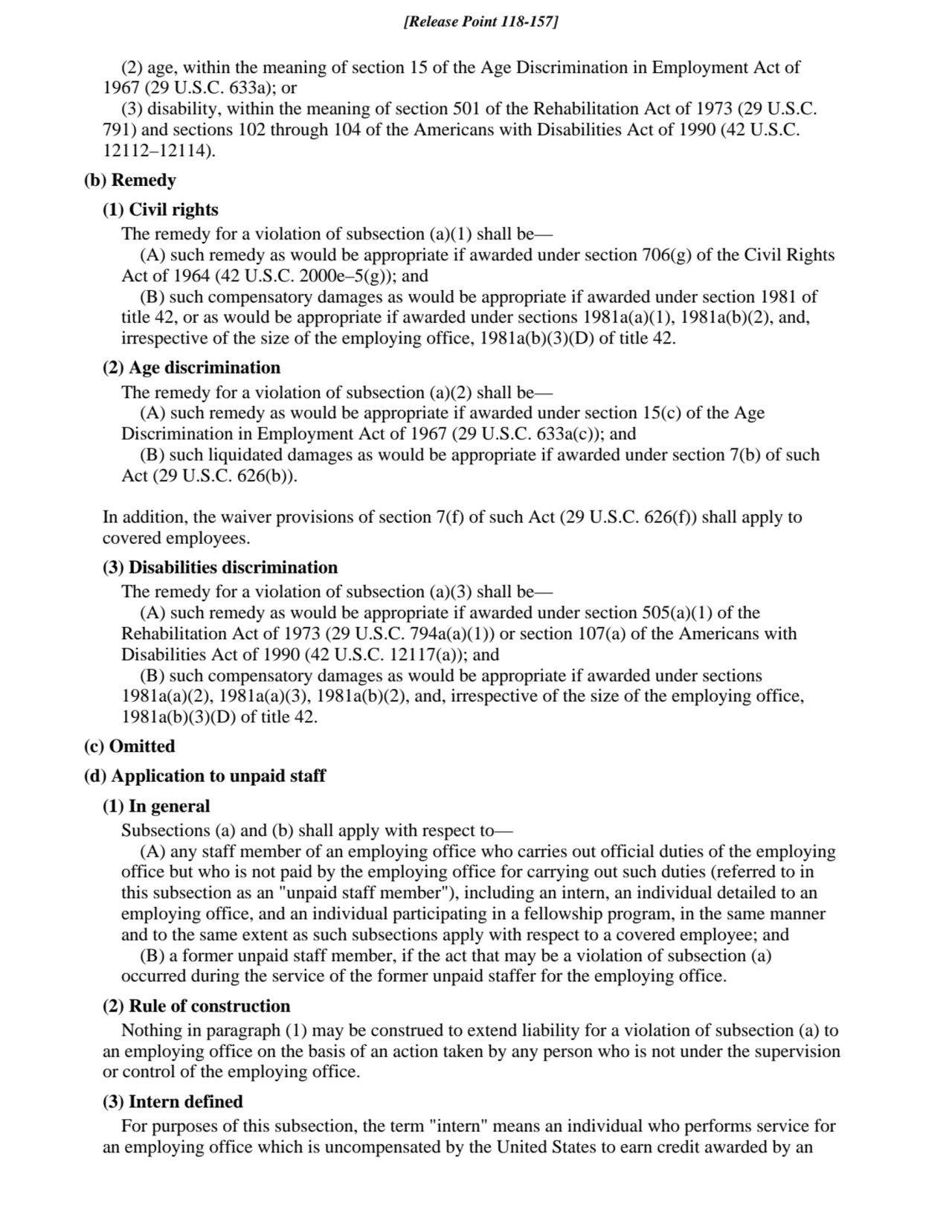 (2) age, within the meaning of section 15 of the Age Discrimination in Employment Act of
1967 (29 …