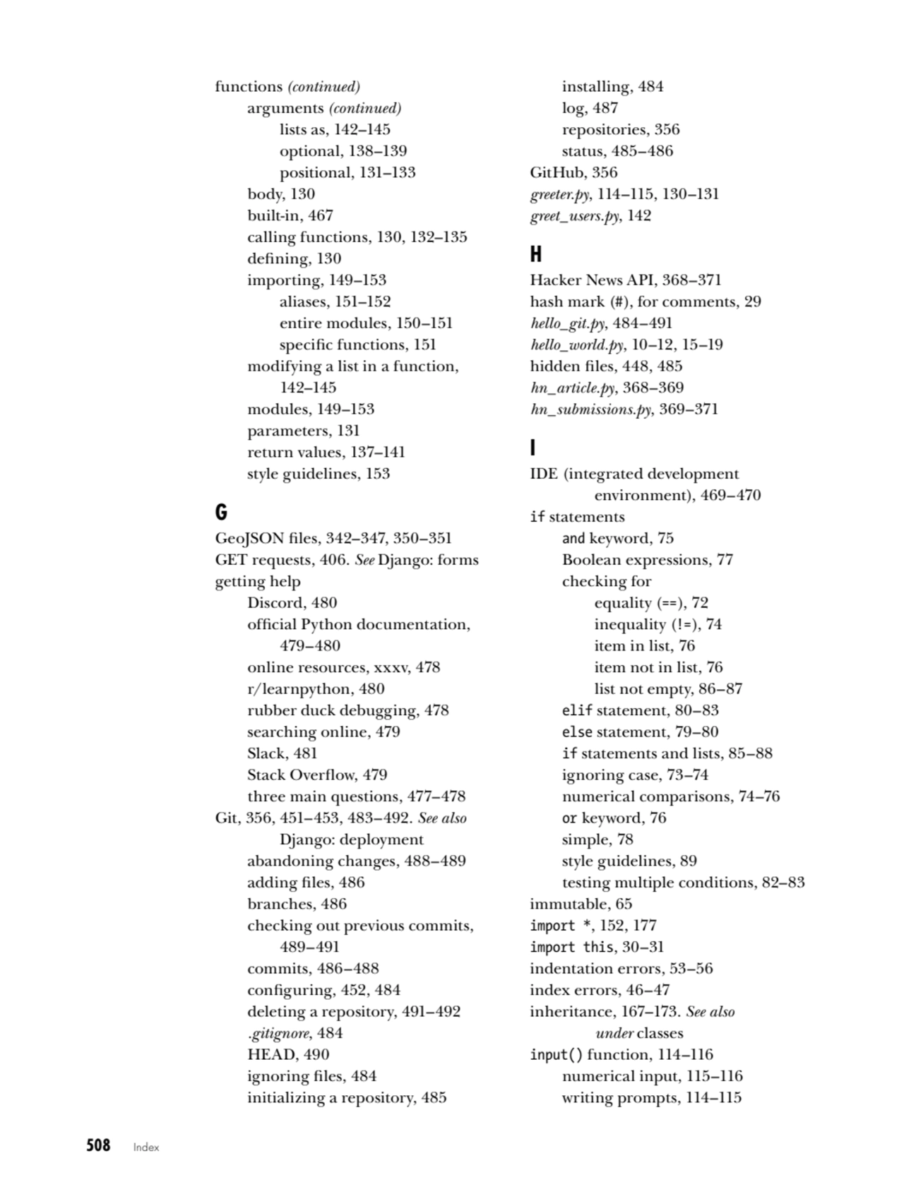 508   Index
lists as, 142–145
optional, 138–139
positional, 131–133
body, 130
built-in, 467
c…