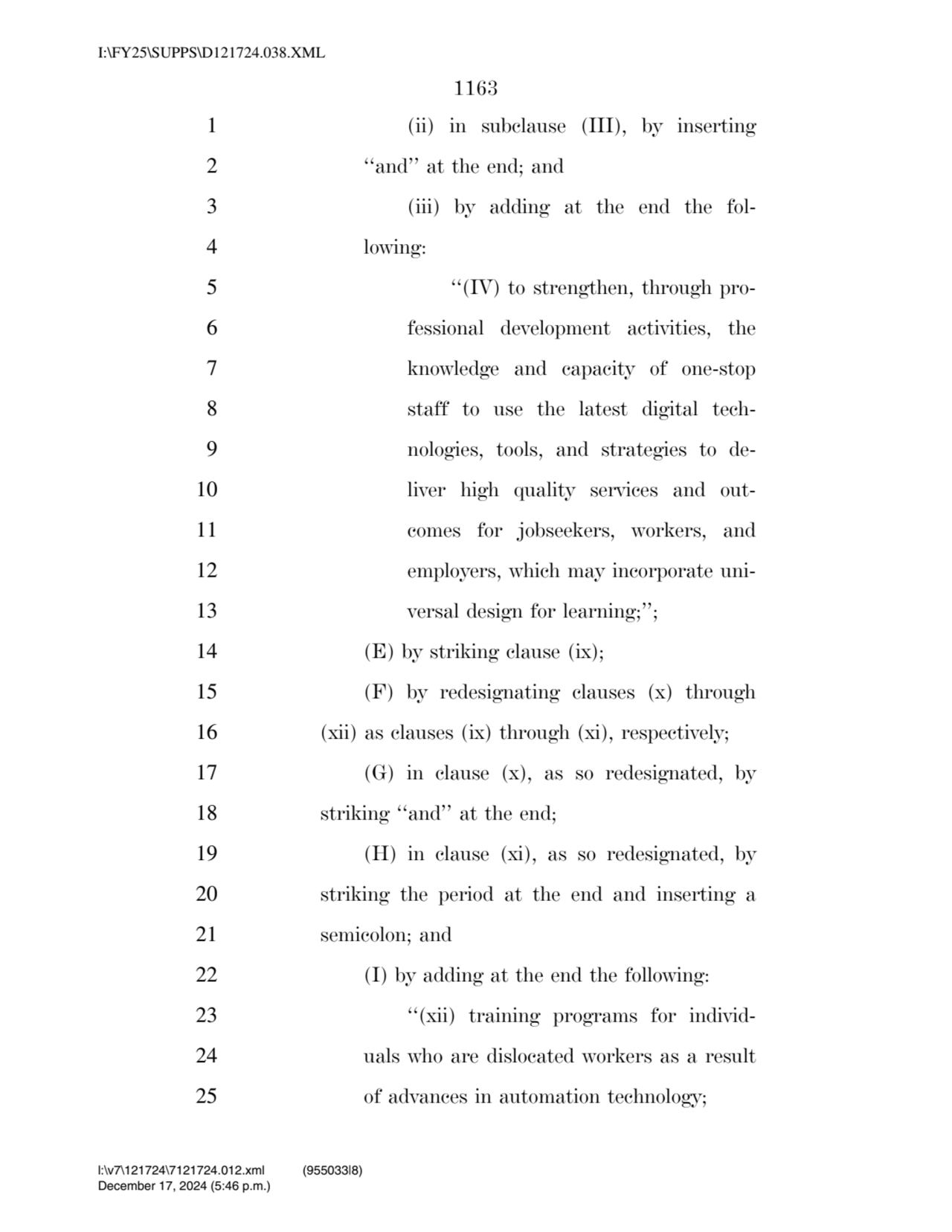 1163 
1 (ii) in subclause (III), by inserting 
2 ‘‘and’’ at the end; and 
3 (iii) by adding at t…