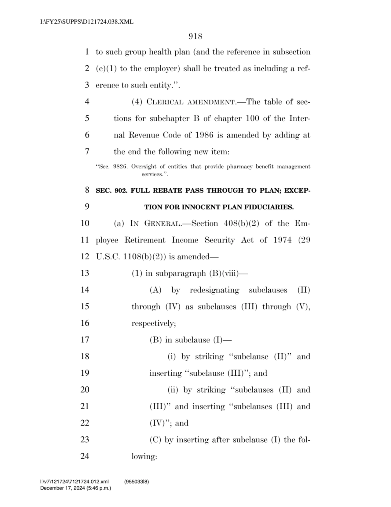 918 
1 to such group health plan (and the reference in subsection 
2 (e)(1) to the employer) shal…