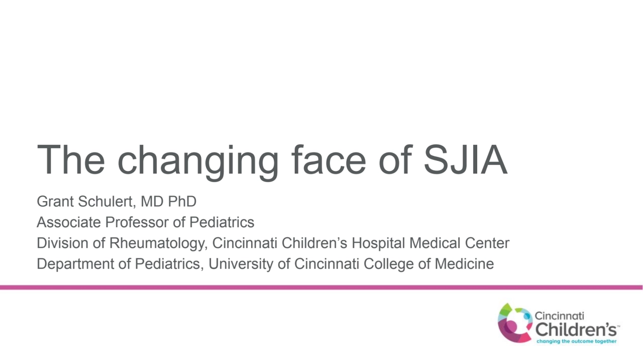 NextGen 2024: Refractory SJIA & MAS Session Part 1