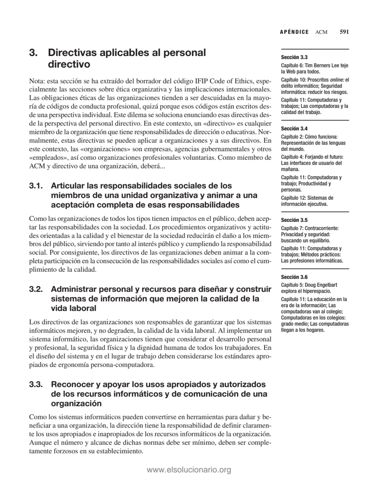 3. Directivas aplicables al personal 
directivo
Nota: esta sección se ha extraído del borrador de…